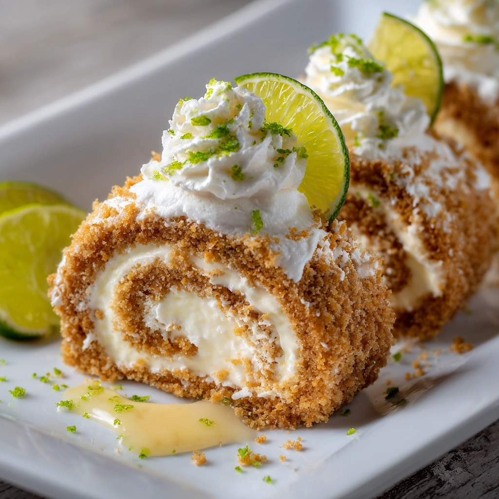 Key Lime Pie Rolls with Graham Cracker Crust Delight You!
