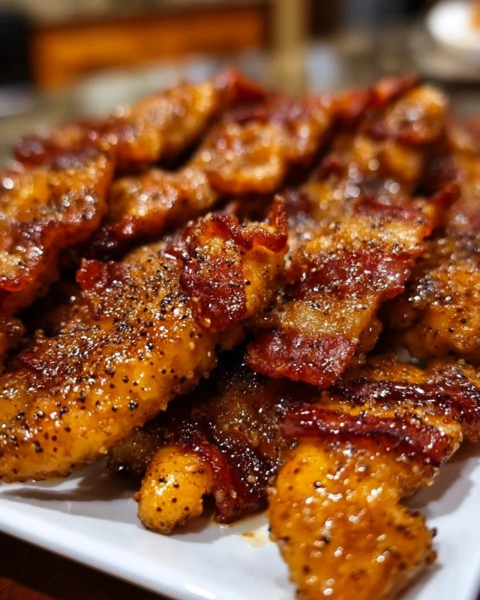 Bacon Brown Sugar Chicken Tenders