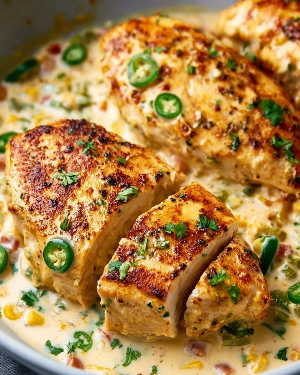 Baked Queso Chicken