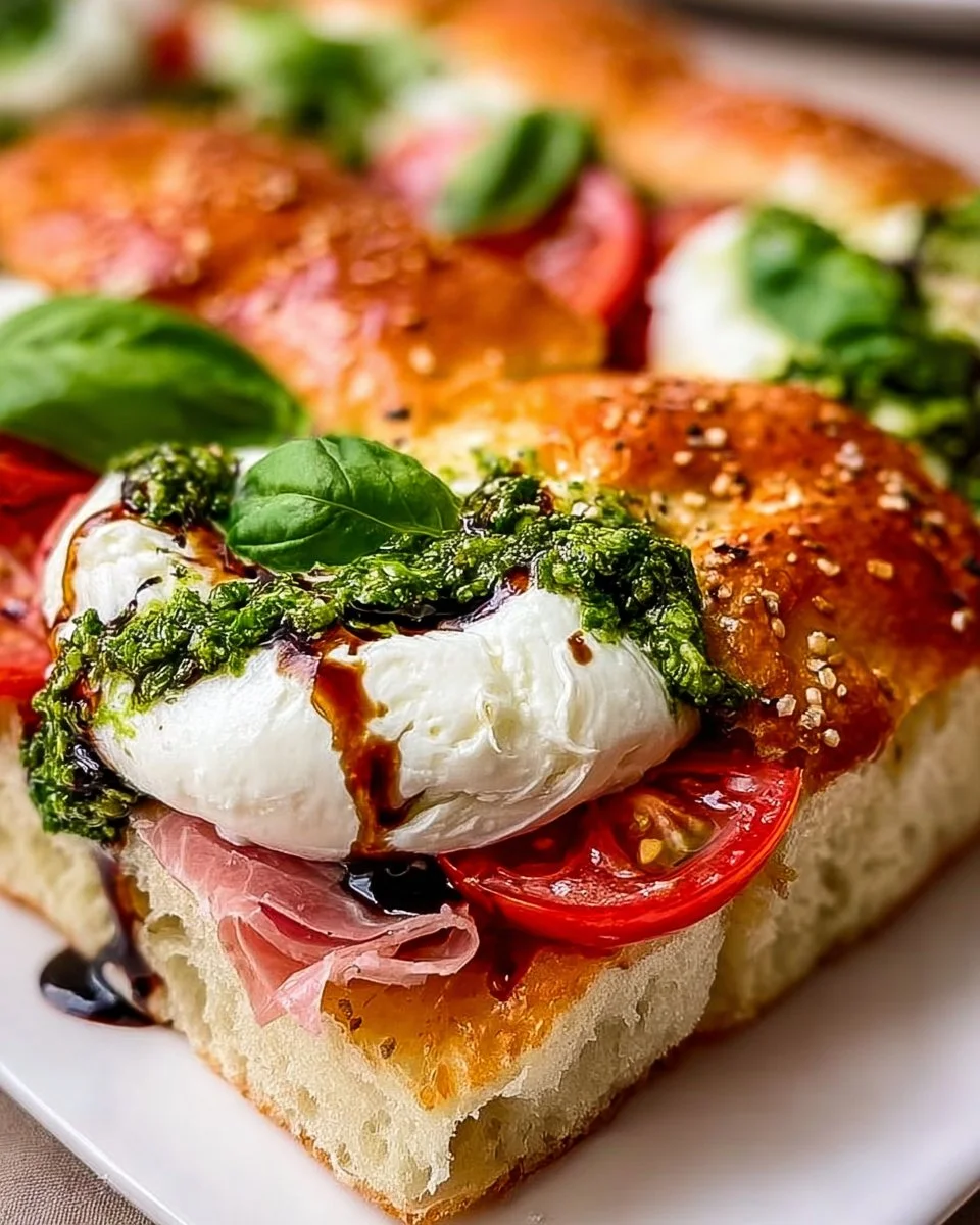 Burrata Italian Focaccia Sandwich