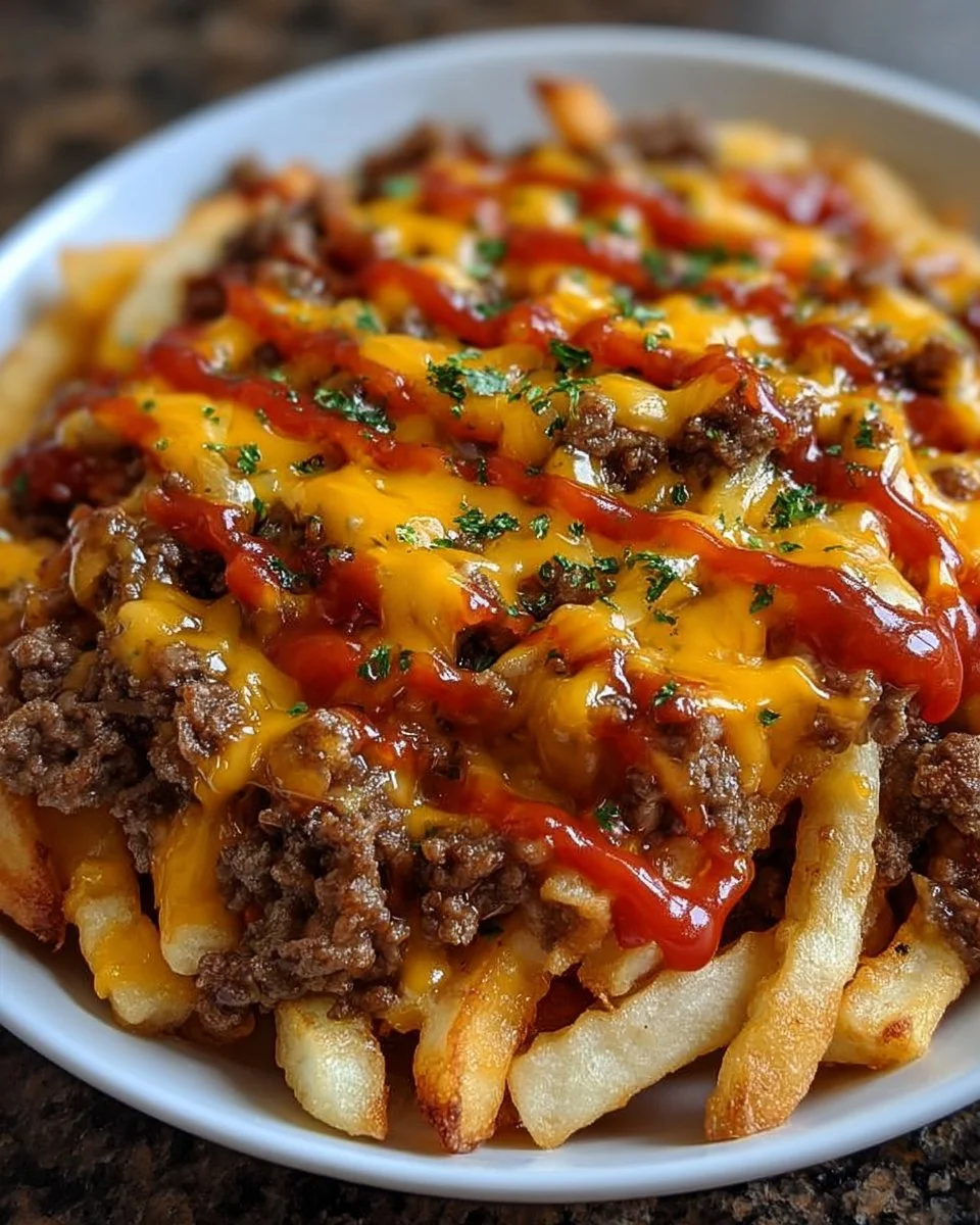 Cheeseburger French Fry Casserole