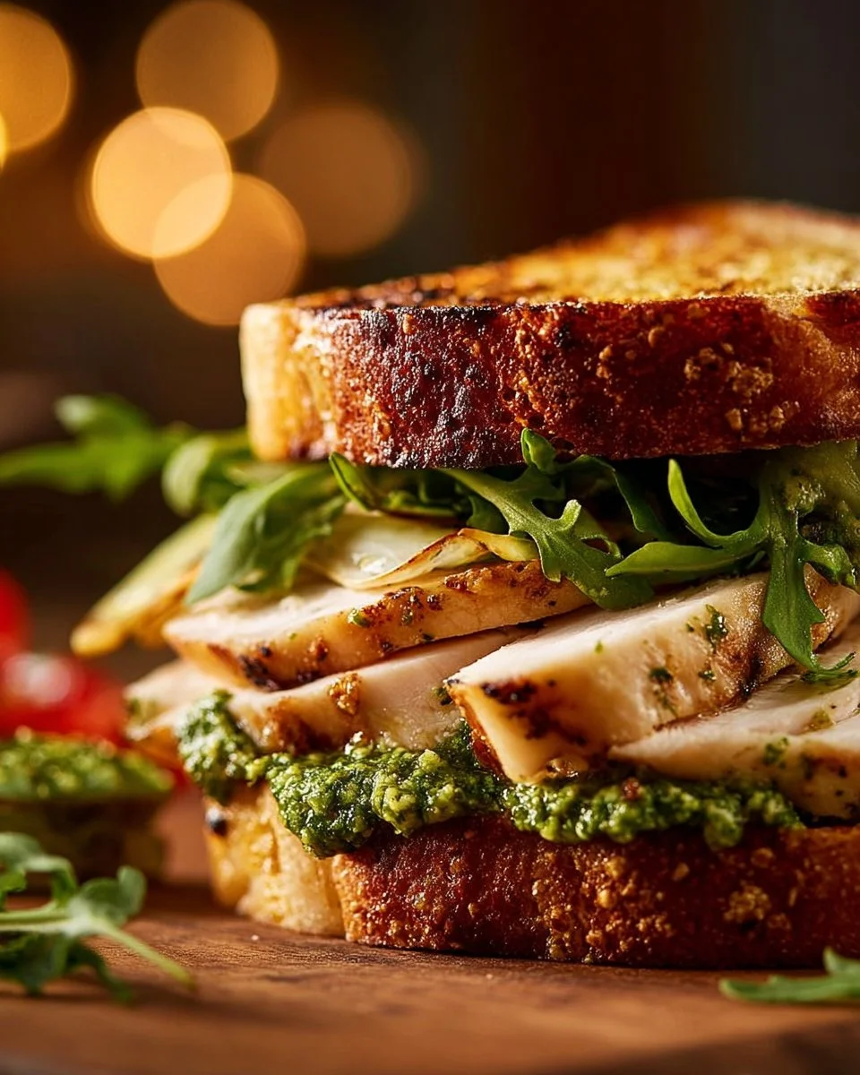 Chicken Pesto Sandwiches Recipe