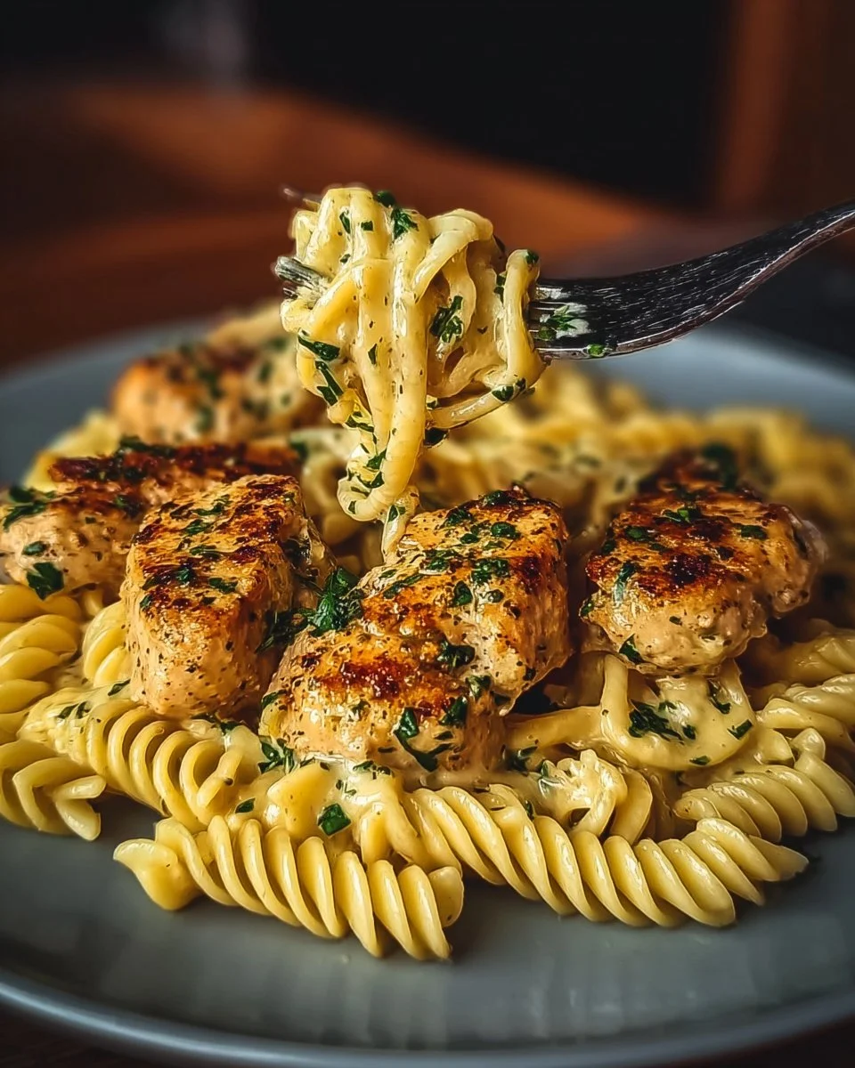Creamy Garlic Parmesan Chicken Pasta