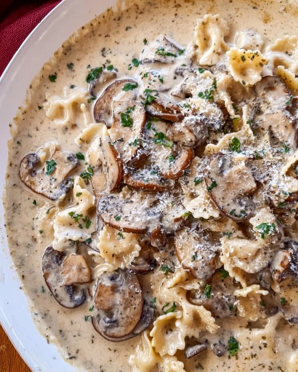 Creamy Mushroom Pasta