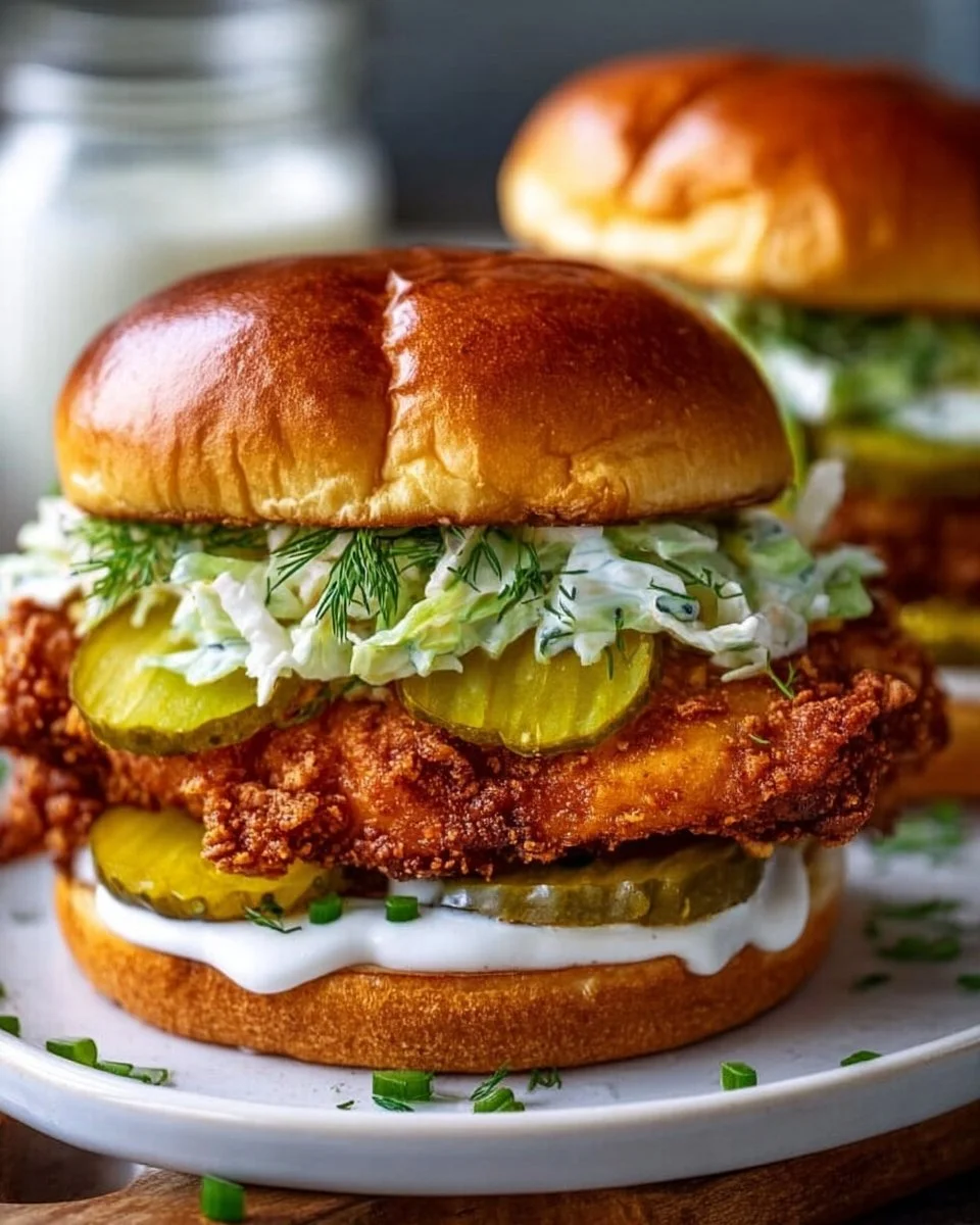 Crispy Dill Chicken Sandwich Recipe