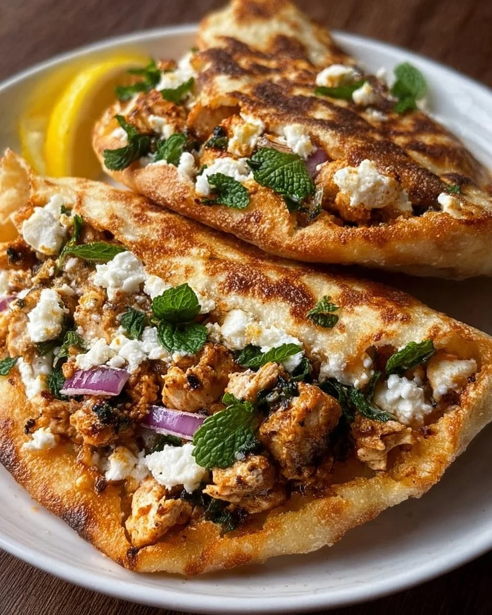 Crispy Pita with Chicken & Feta: A Flavorful Feast Awaits