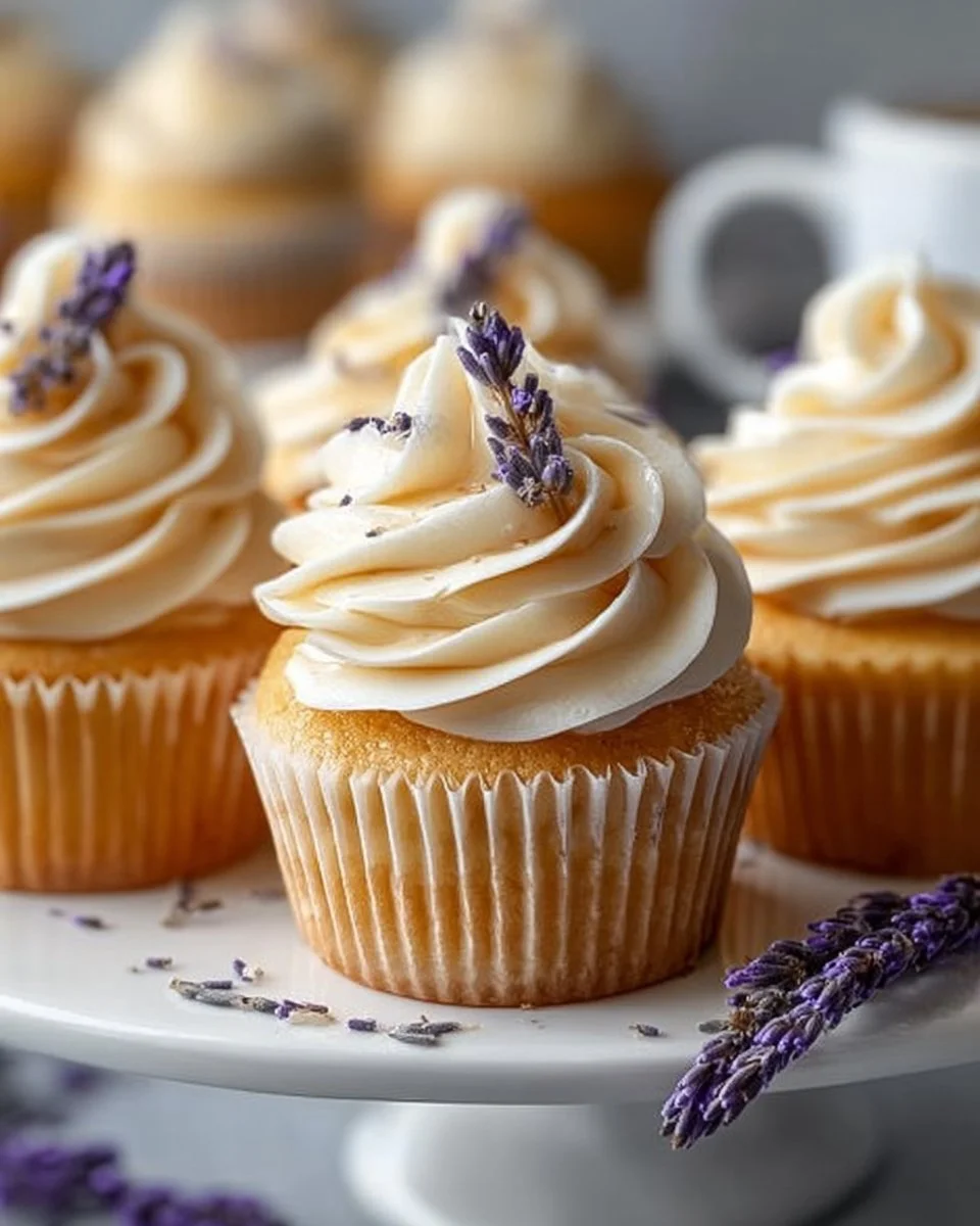 Lavender Honey Cupcakes