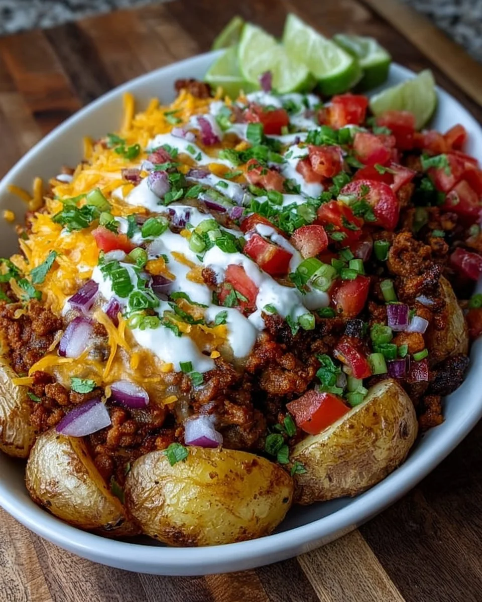 Loaded Potato Taco Bowl