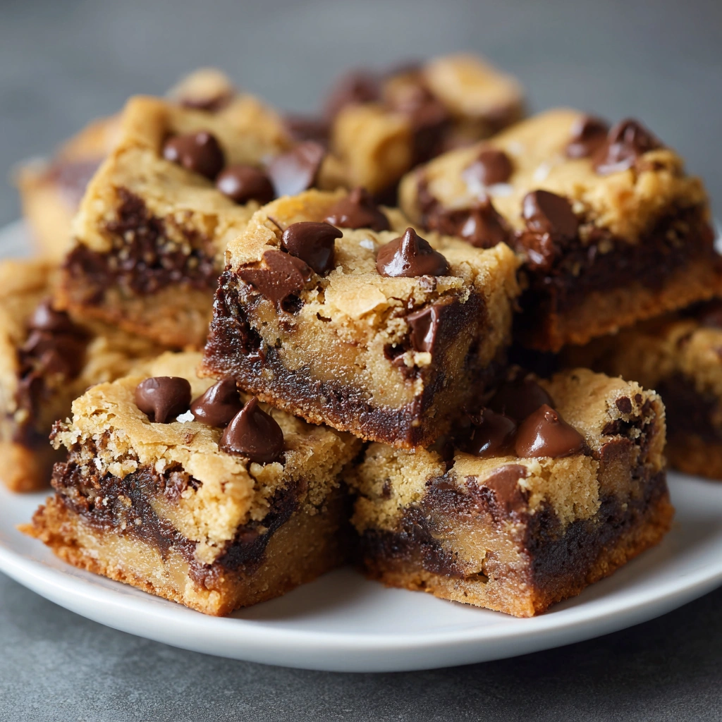 Chocolate Chip Cookie Dough Brownie Bites are Irresistible!