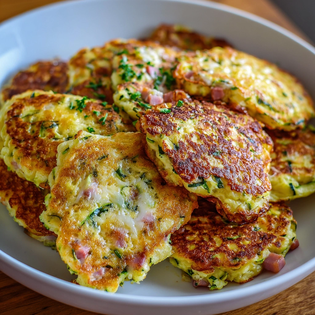 Ham, Cheese and Zucchini Pikelets: A Must-Try Delight!
