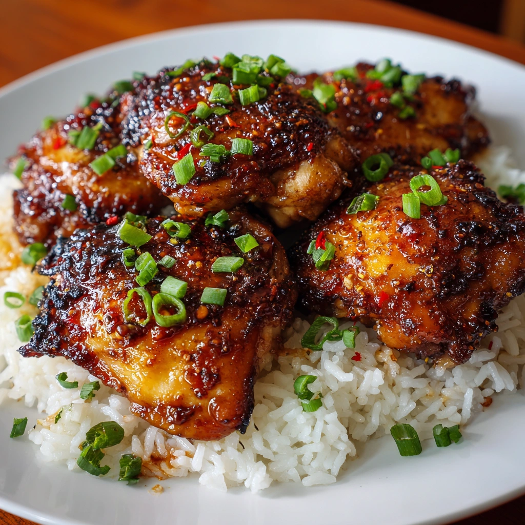Spicy Maple Chicken & Coconut Rice: A Flavorful Delight!