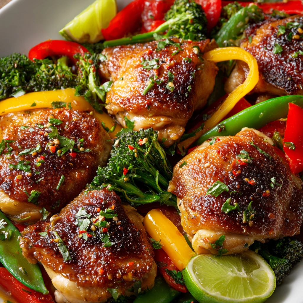 Sheet Pan Thai Chicken Dinner: A Flavorful One-Pan Recipe!