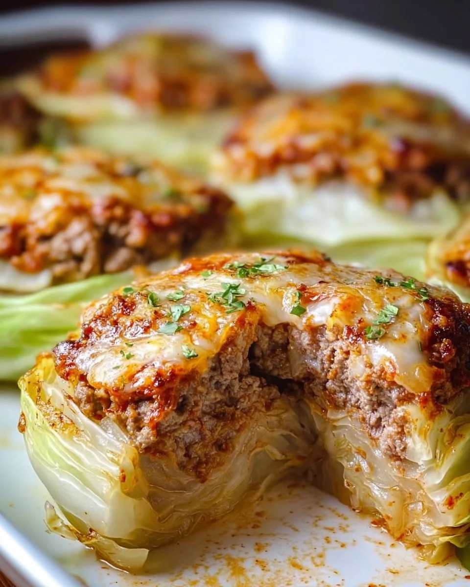 Oven-Baked Cabbage Burgers