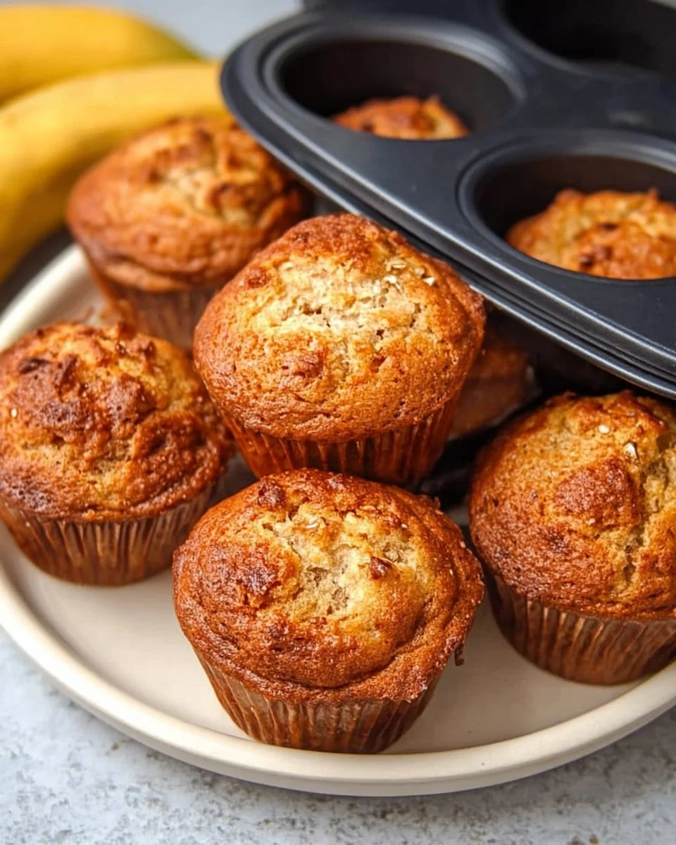 Air Fryer Banana Muffins