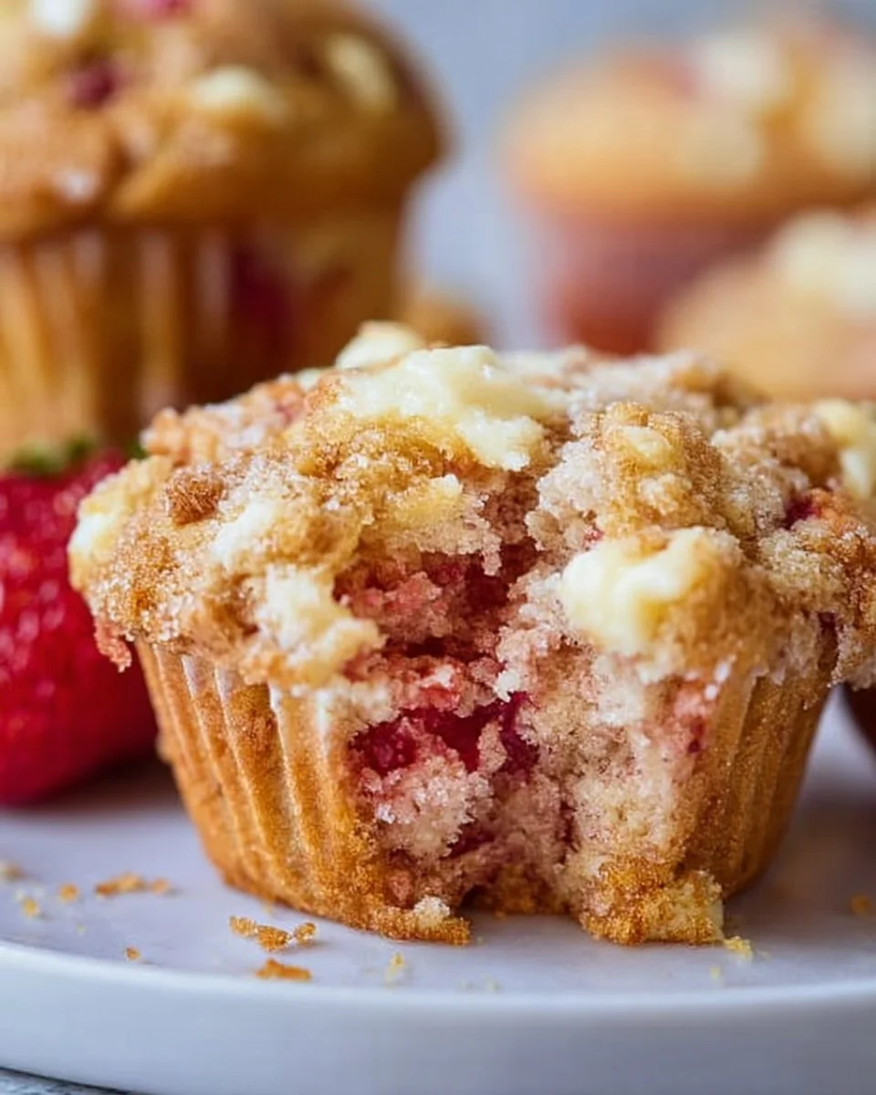 Best Strawberry White Chocolate Muffins