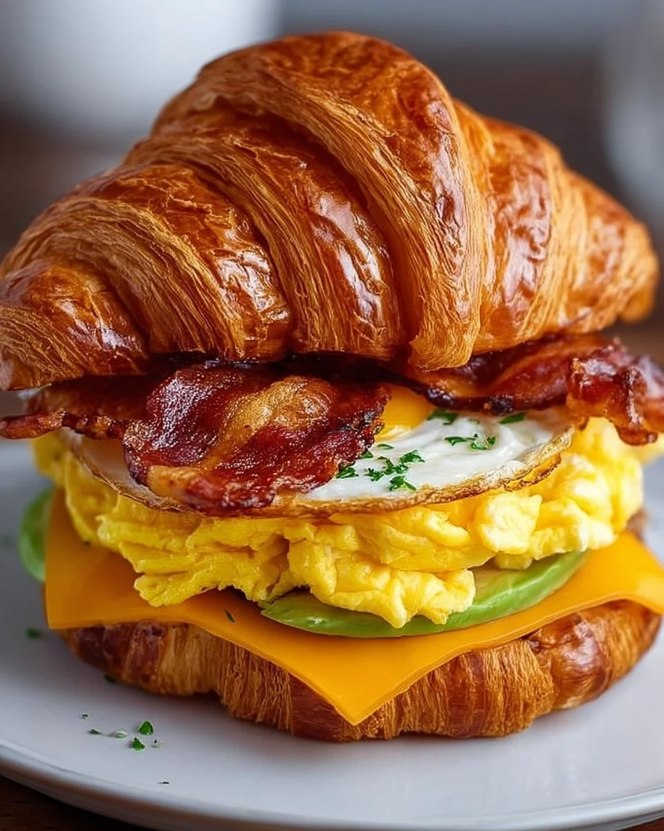 Breakfast Croissant Sandwich
