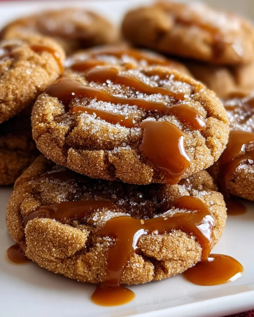 Brown Sugar Cinnamon Caramel Cookies
