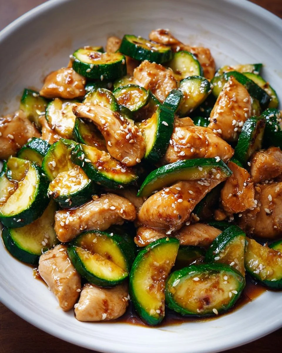 Chicken Zucchini Stir Fry