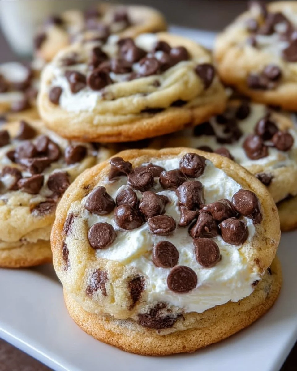 Chocolate Chip Cheesecake Cookies