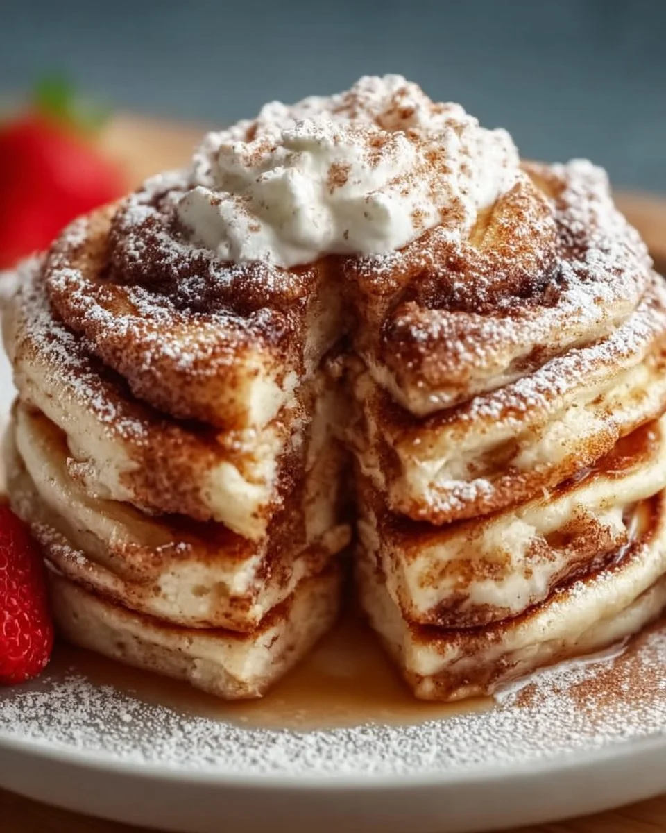 Cinnamon Roll Pancakes Recipe for a Decadent Brunch Delight