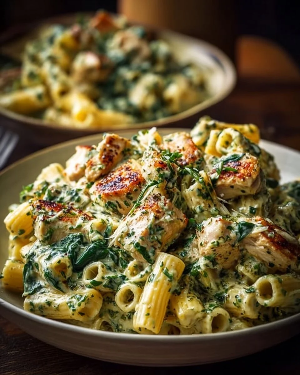 Creamy Pesto Chicken Pasta