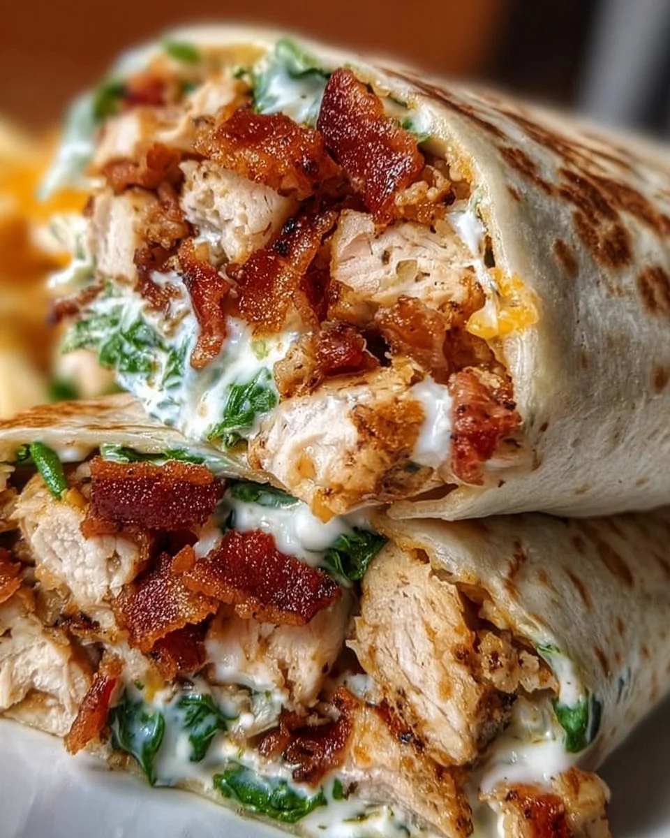 Crispy Chicken Bacon Ranch Wraps
