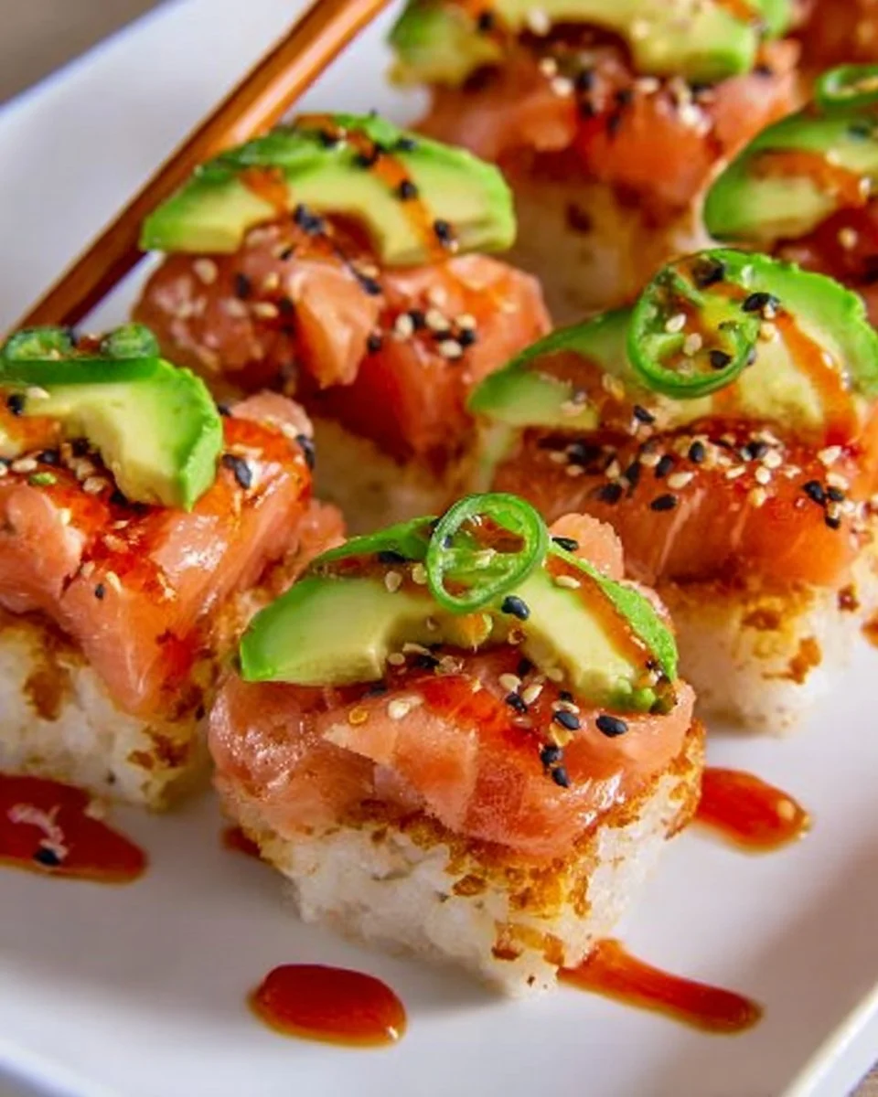 Crispy Rice Salmon