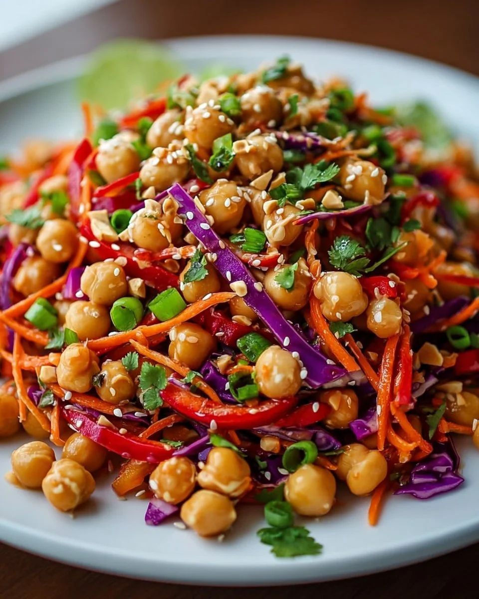 Crunchy Thai Chickpea Salad