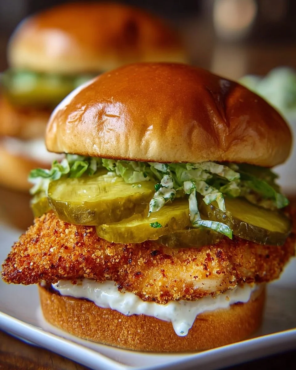 Dill Pickle Chicken Sandwich