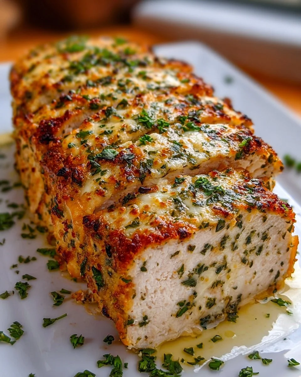 Garlic Parmesan Chicken Loaf