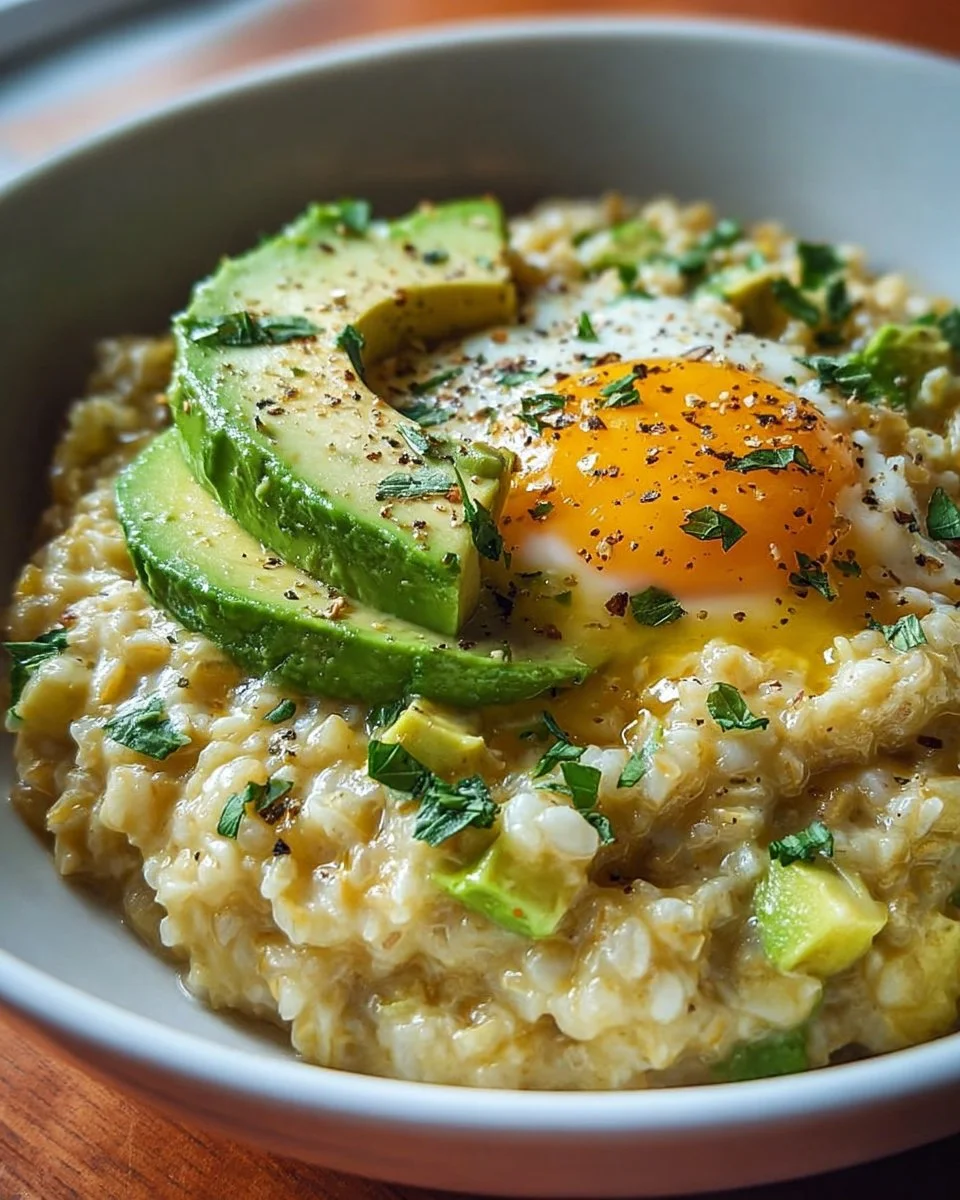 Hearty Avocado Oatmeal
