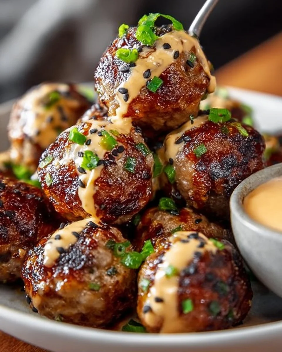 Korean BBQ Meatballs with Spicy Mayo Dip: An Incredible 7-Step Recipe