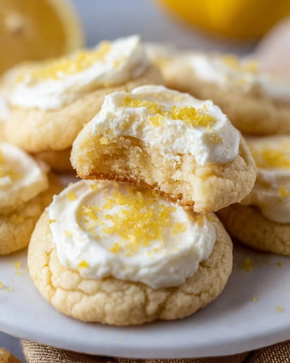 Lemon Cheesecake Cookies