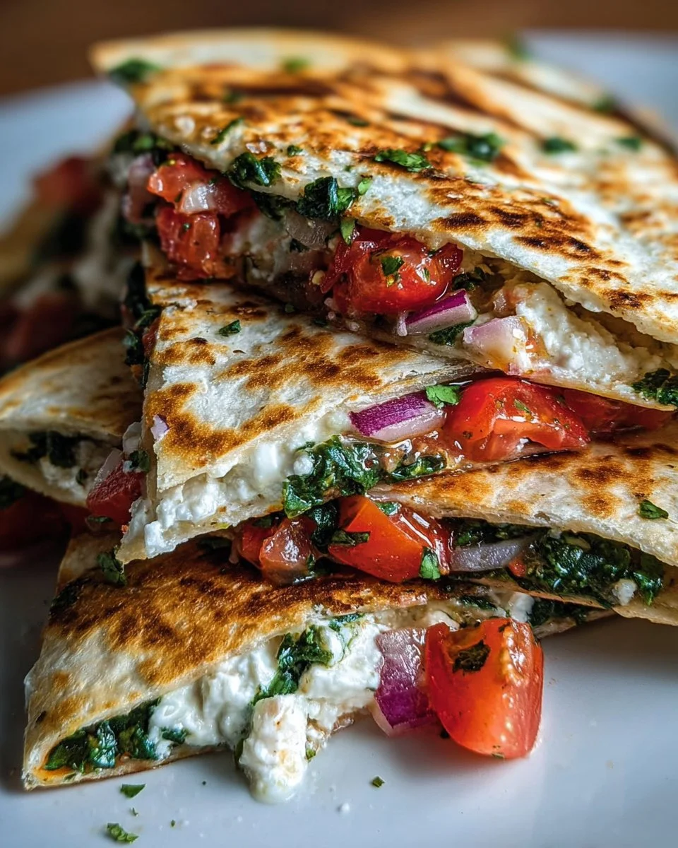 Mediterranean Quesadillas