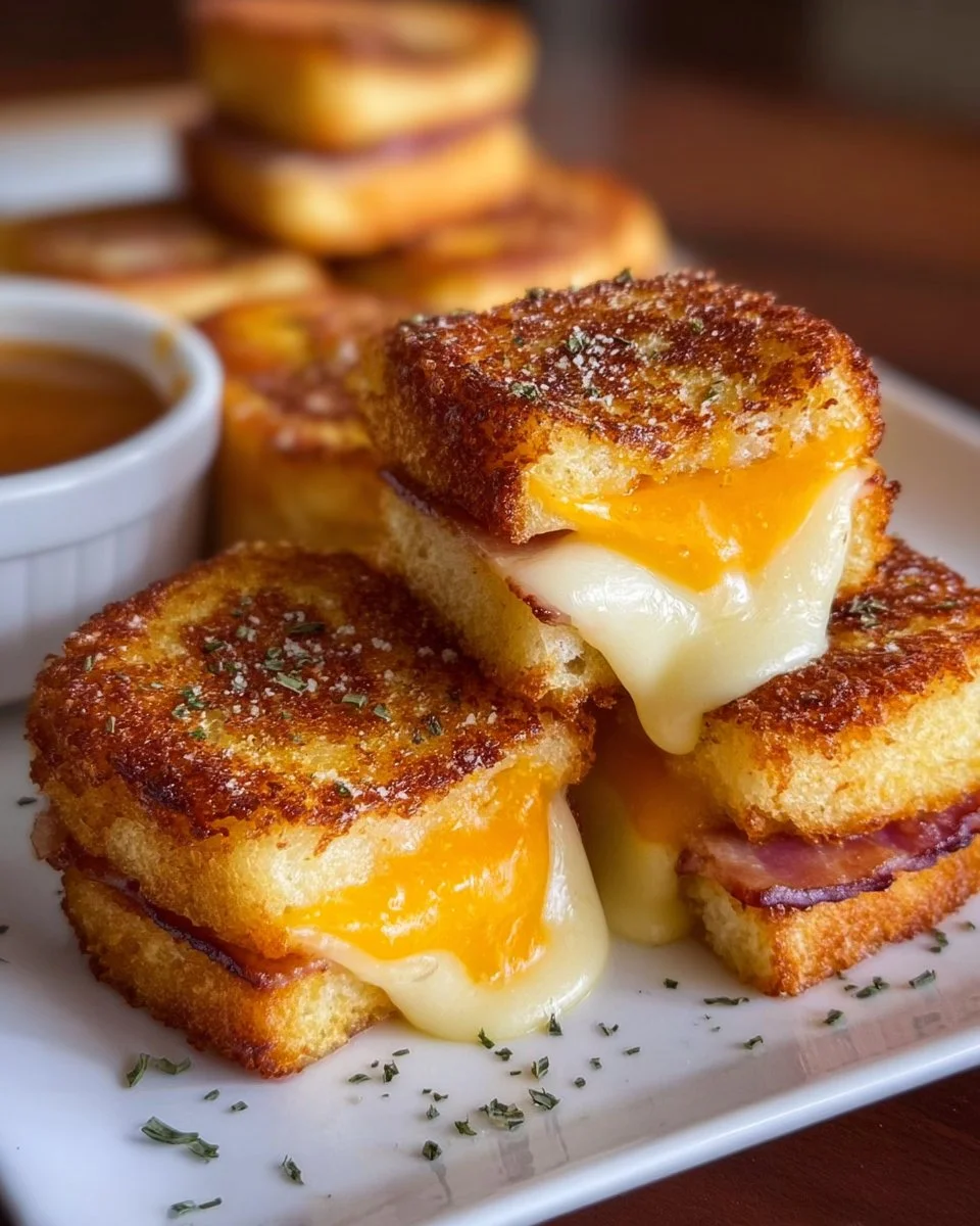 Mini Grilled Cheese Hawaiian Rolls