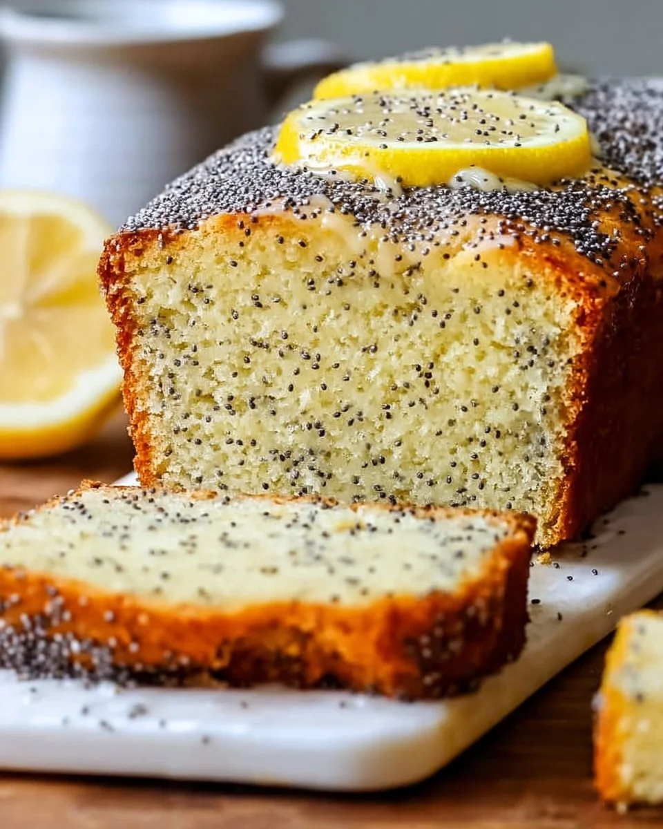 Moist Lemon Poppy Seed Bread