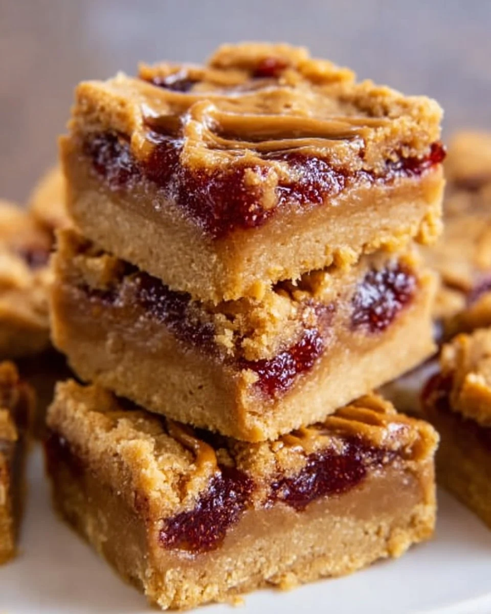 Peanut Butter and Jelly Bars