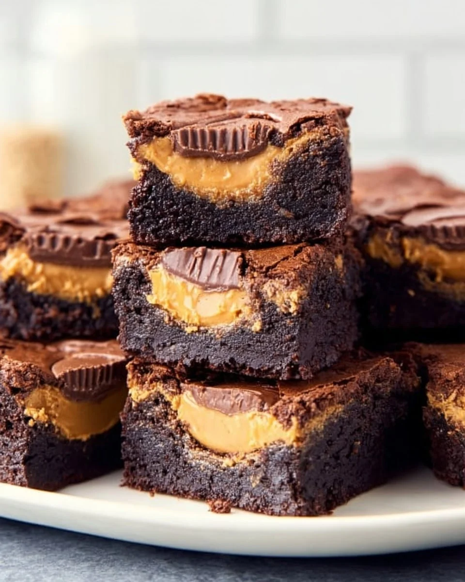 Peanut Butter Cup Brownies