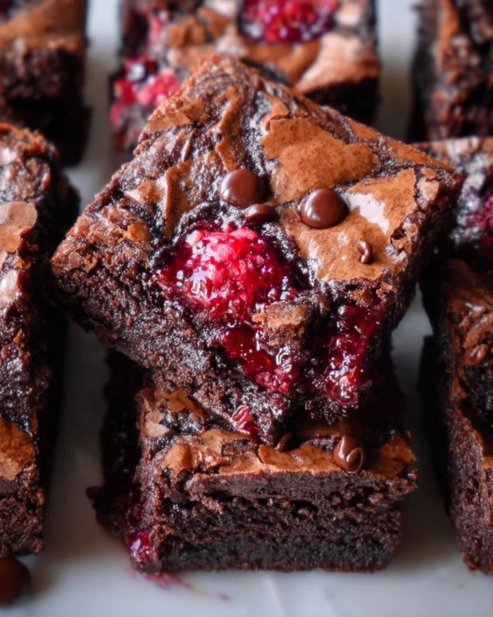 Raspberry Brownies