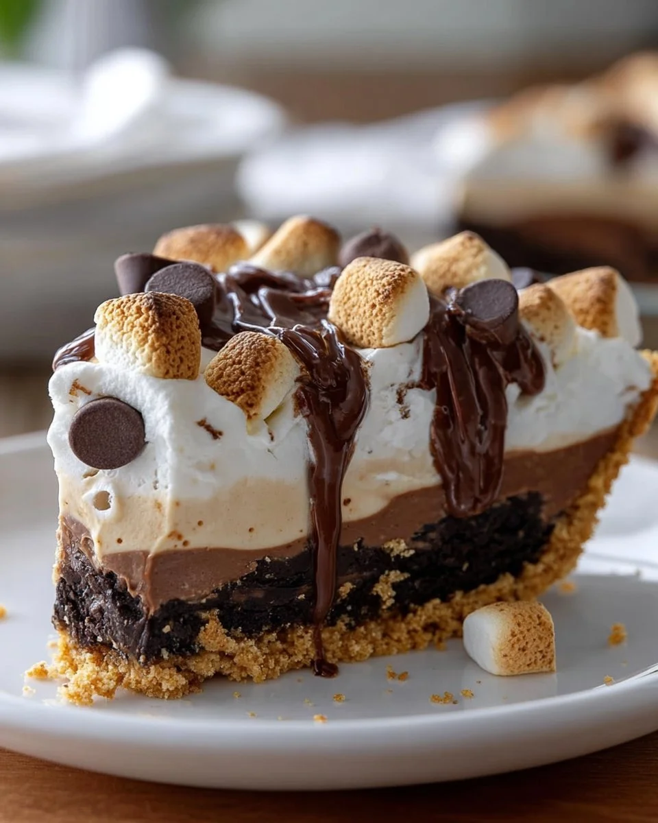 S’mores Cookie Dough Pie