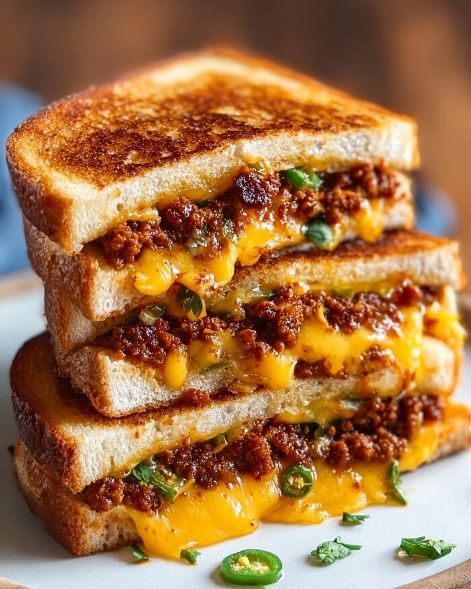 Spicy Chorizo Grilled Cheese