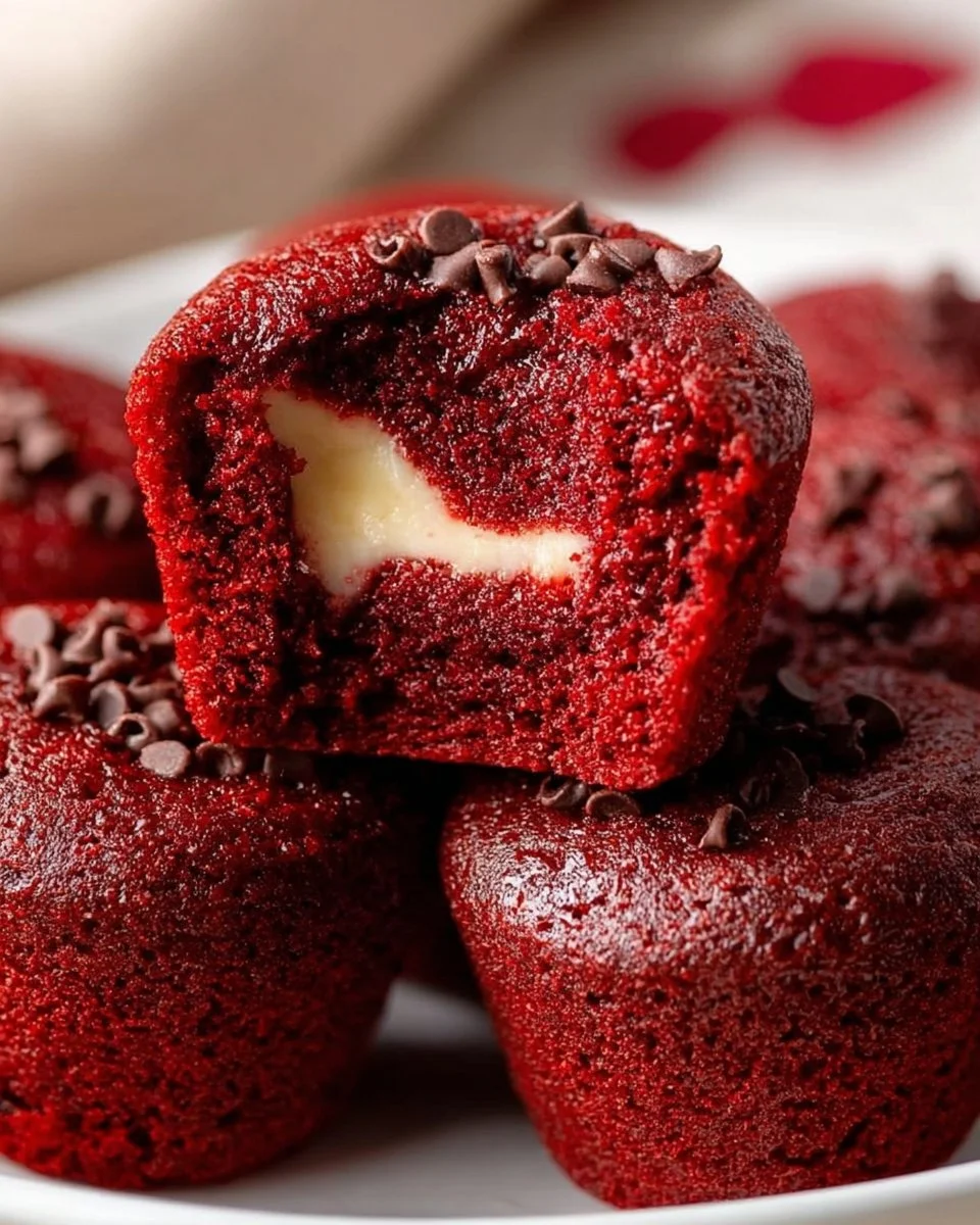 Sweet Red Velvet Brownie Bites