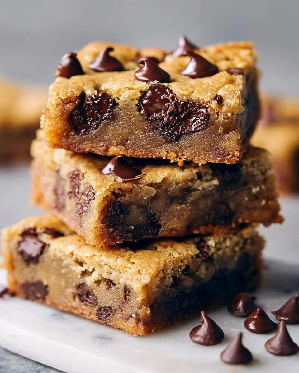 Banana Chocolate Chip Blondies