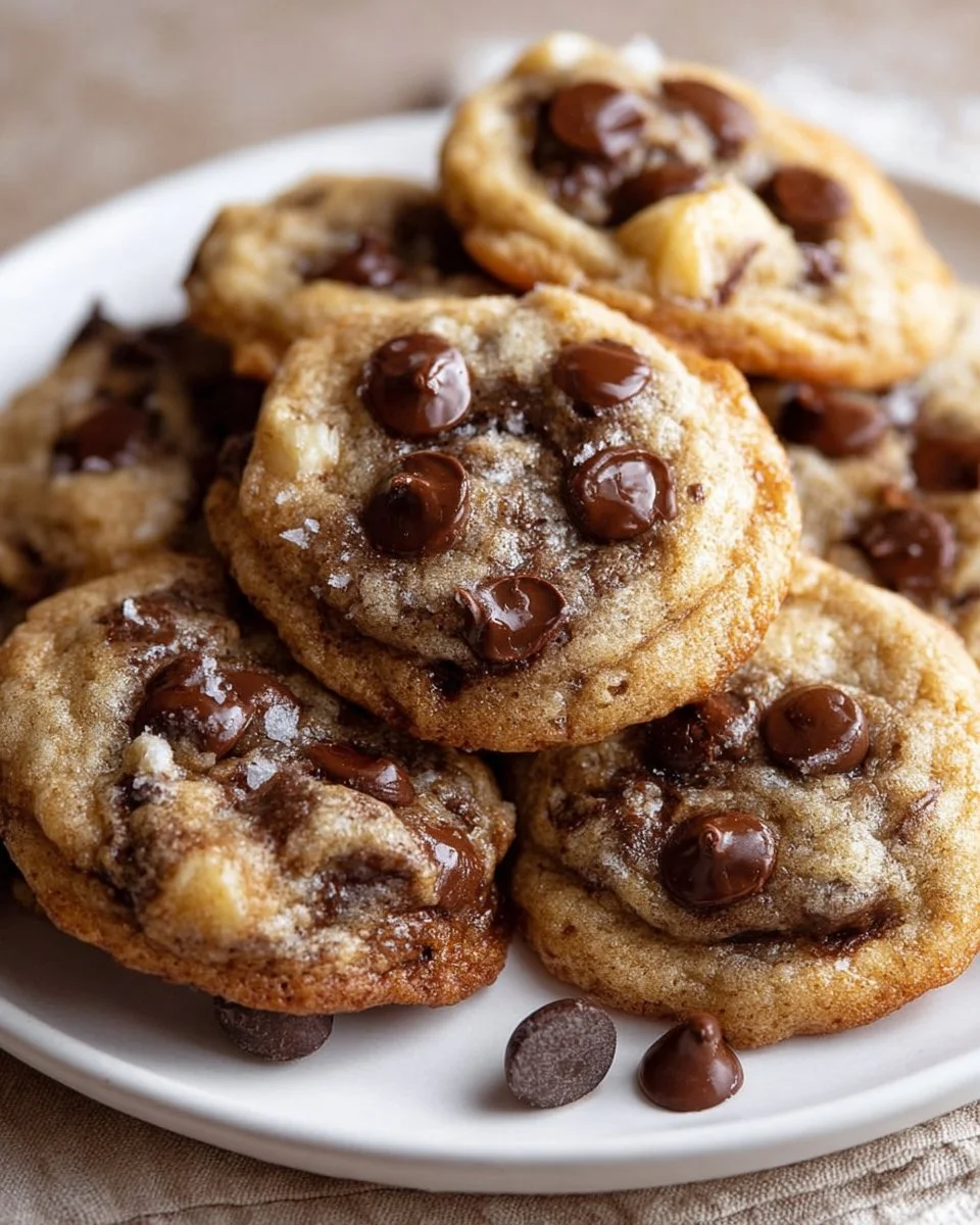 Banana Chocolate Chip Cookies