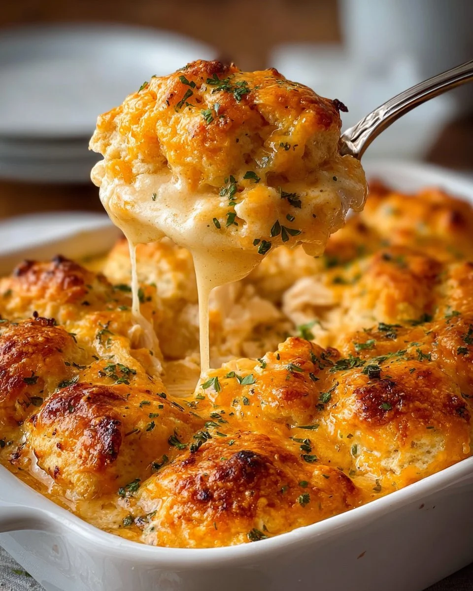 Cheddar Bay Chicken Cobbler