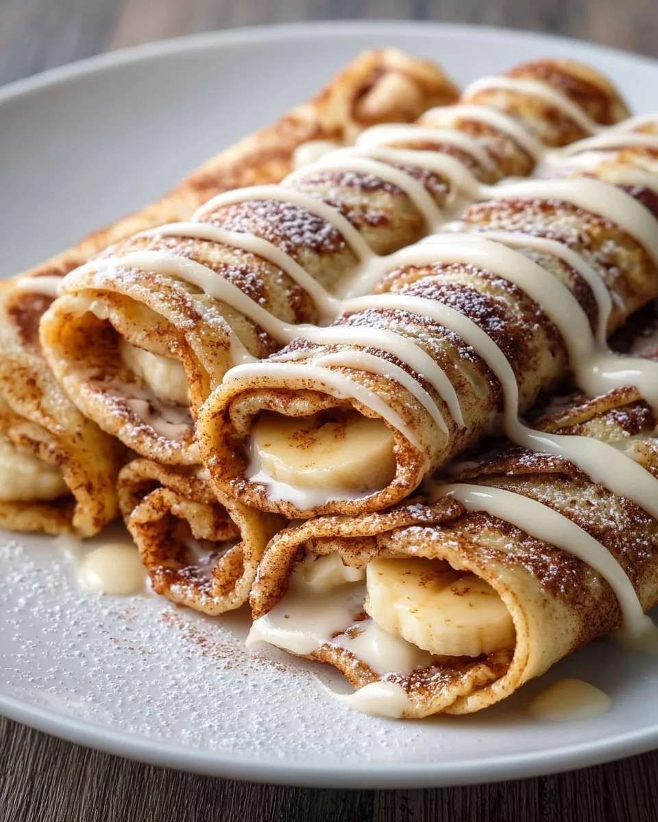 Cinnamon Roll Protein Crepes