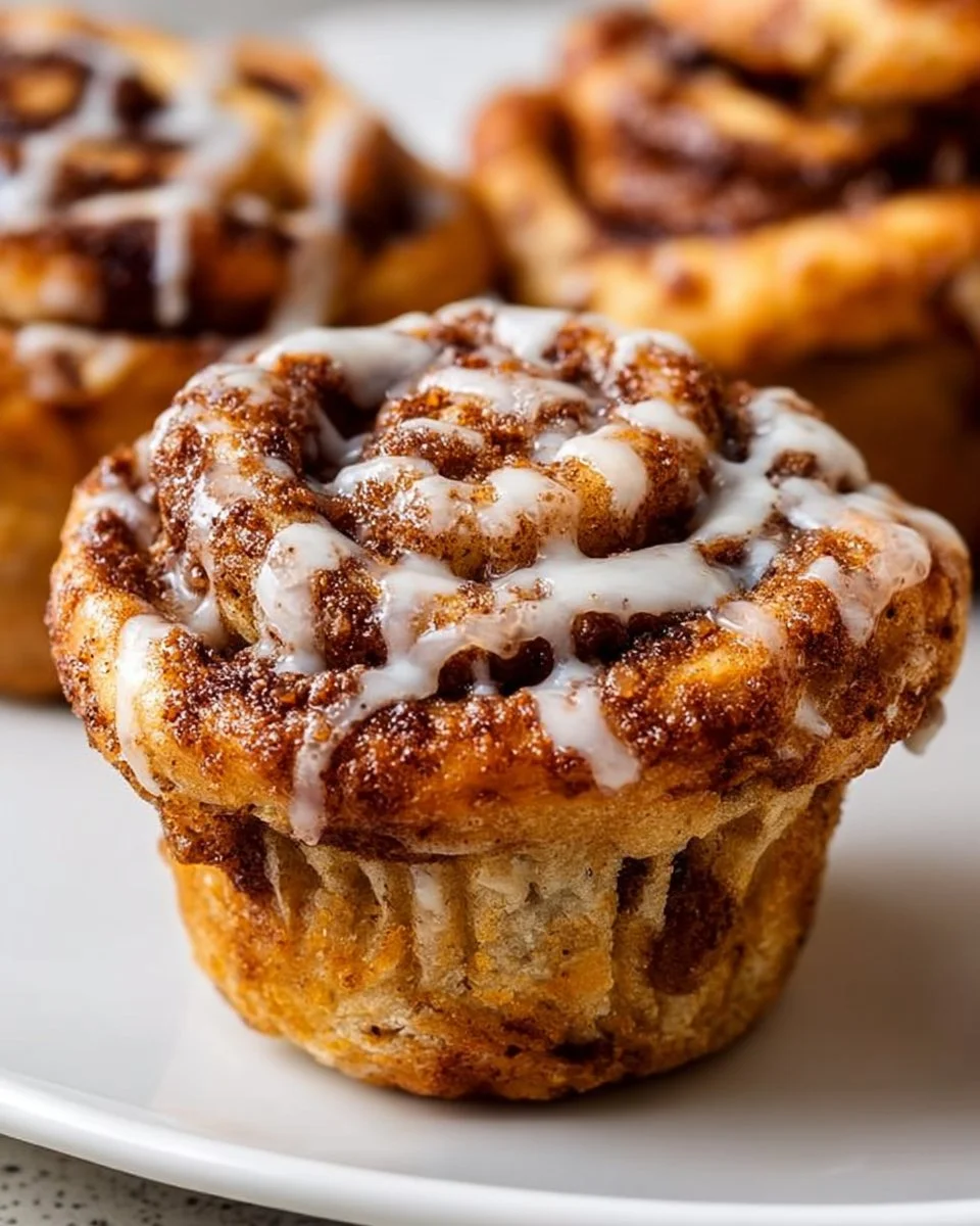 Cinnamon Roll Protein Muffins