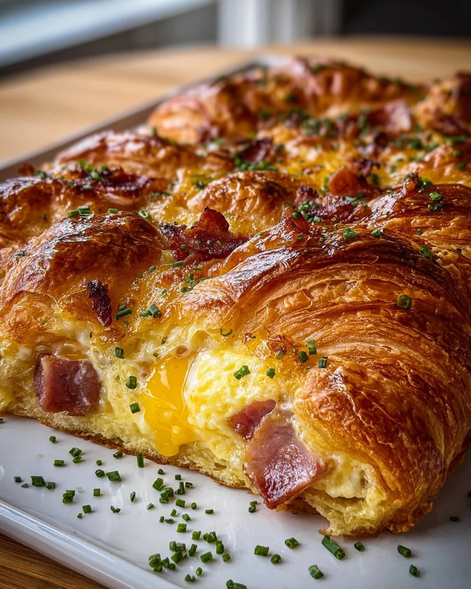 Croissant Bake Breakfast Casserole