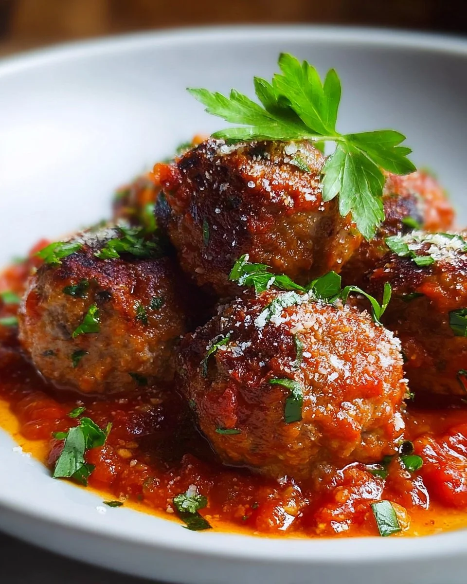 Mediterranean Meatballs in Tomato Sauce