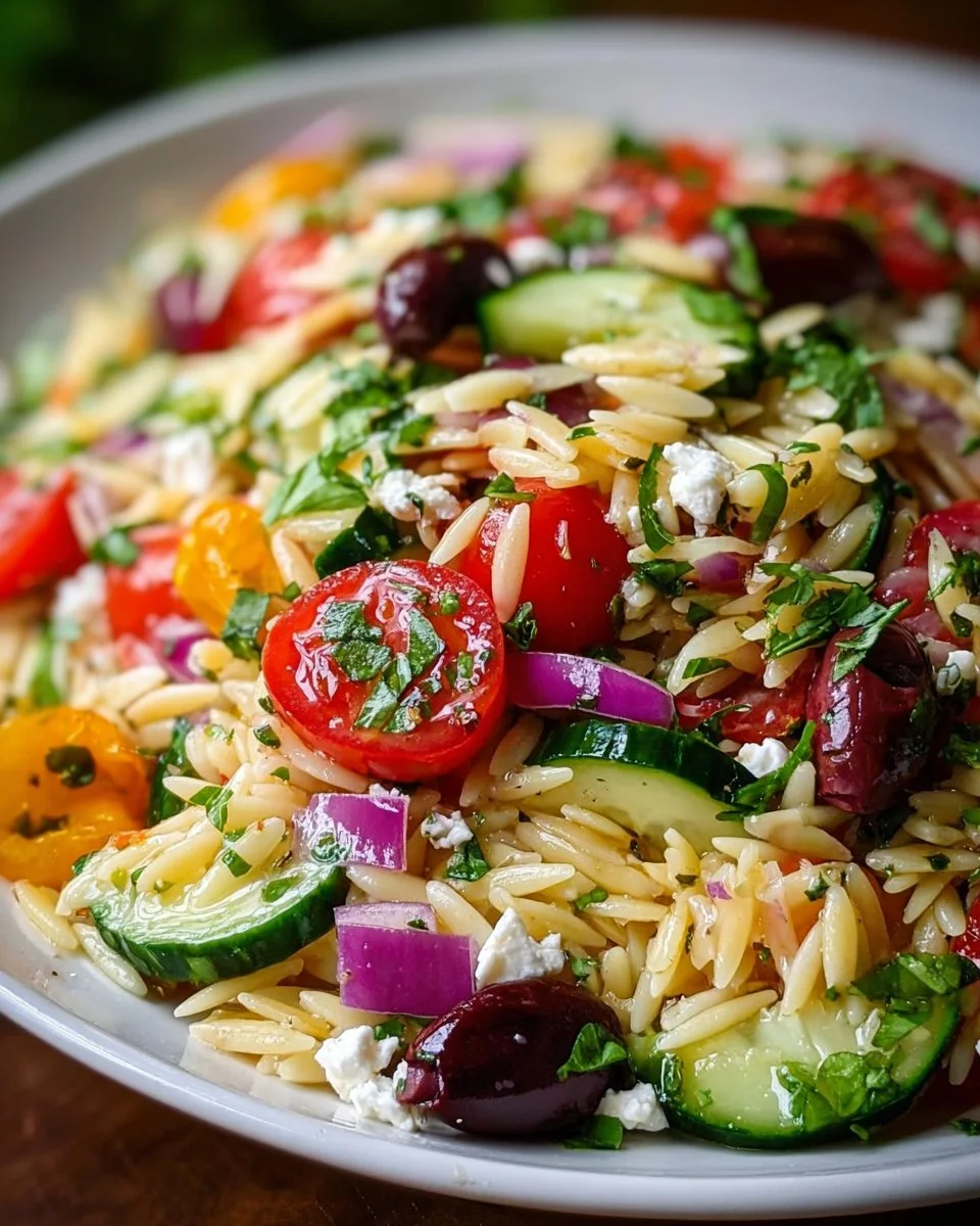 Mediterranean Orzo Pasta Salad